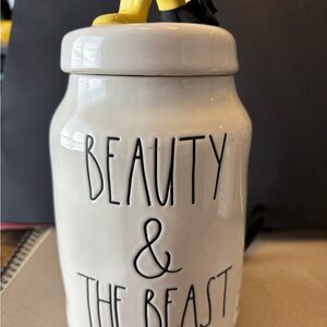 Rae Dunn Beauty & The Beast Cannister